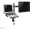 Neomounts NEWSTAR FLAT SCREEN & NOTEBOOK DESK MOUNT (CLAMP/GROMMET)  10-32" BLACK