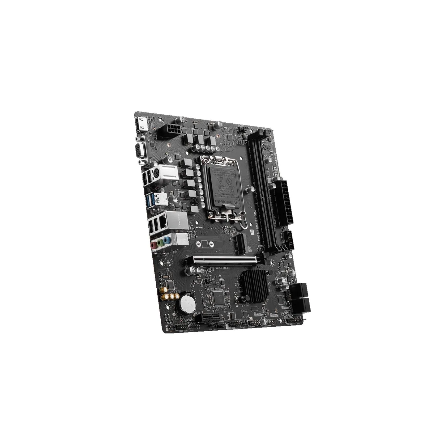 MSI | PRO H610M-E DDR4 | Processor family Intel | Processor socket  LGA1700 | DDR4 DIMM | Memory slots 2 | Supported hard disk d