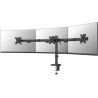 Neomounts NERO TRIPLE FLAT SCREEN DESK MOUNT  (PHONE HOLDER+QUICK-FIX CLAMP/GROMMET)