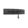 Neomounts NERO TRIPLE FLAT SCREEN DESK MOUNT  (PHONE HOLDER+QUICK-FIX CLAMP/GROMMET)