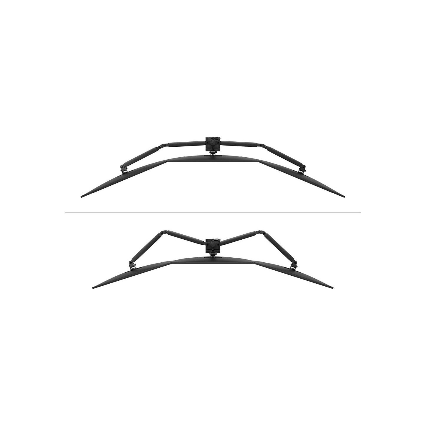 Neomounts Monitor arm DS60-600BL3 3xLCD 10-27inch 75x75-100x100 h:14-40cm 6kg*1lcd 5 LAT GWARANCJI