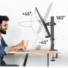 Onkron MONITOR ACC DESK MOUNT/13-34" BLACK D101E-B ONKRON