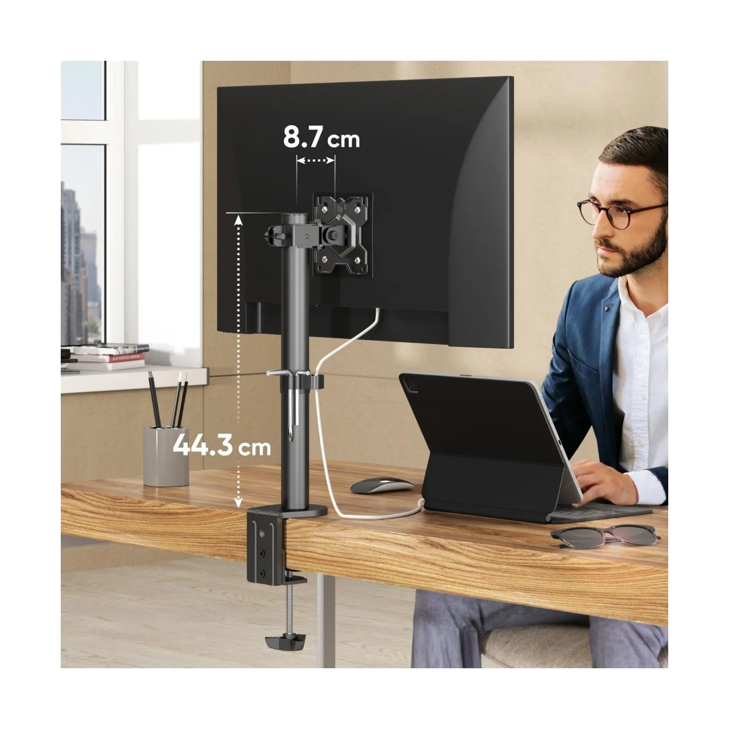 Onkron MONITOR ACC DESK MOUNT/13-34" BLACK D101E-B ONKRON