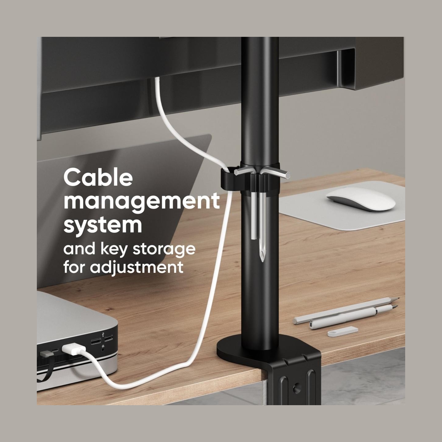 Onkron MONITOR ACC DESK MOUNT/13-34" BLACK D101E-B ONKRON