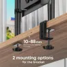 Onkron MONITOR ACC DESK MOUNT/13-34" BLACK D101E-B ONKRON