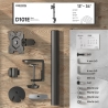 Onkron MONITOR ACC DESK MOUNT/13-34" BLACK D101E-B ONKRON