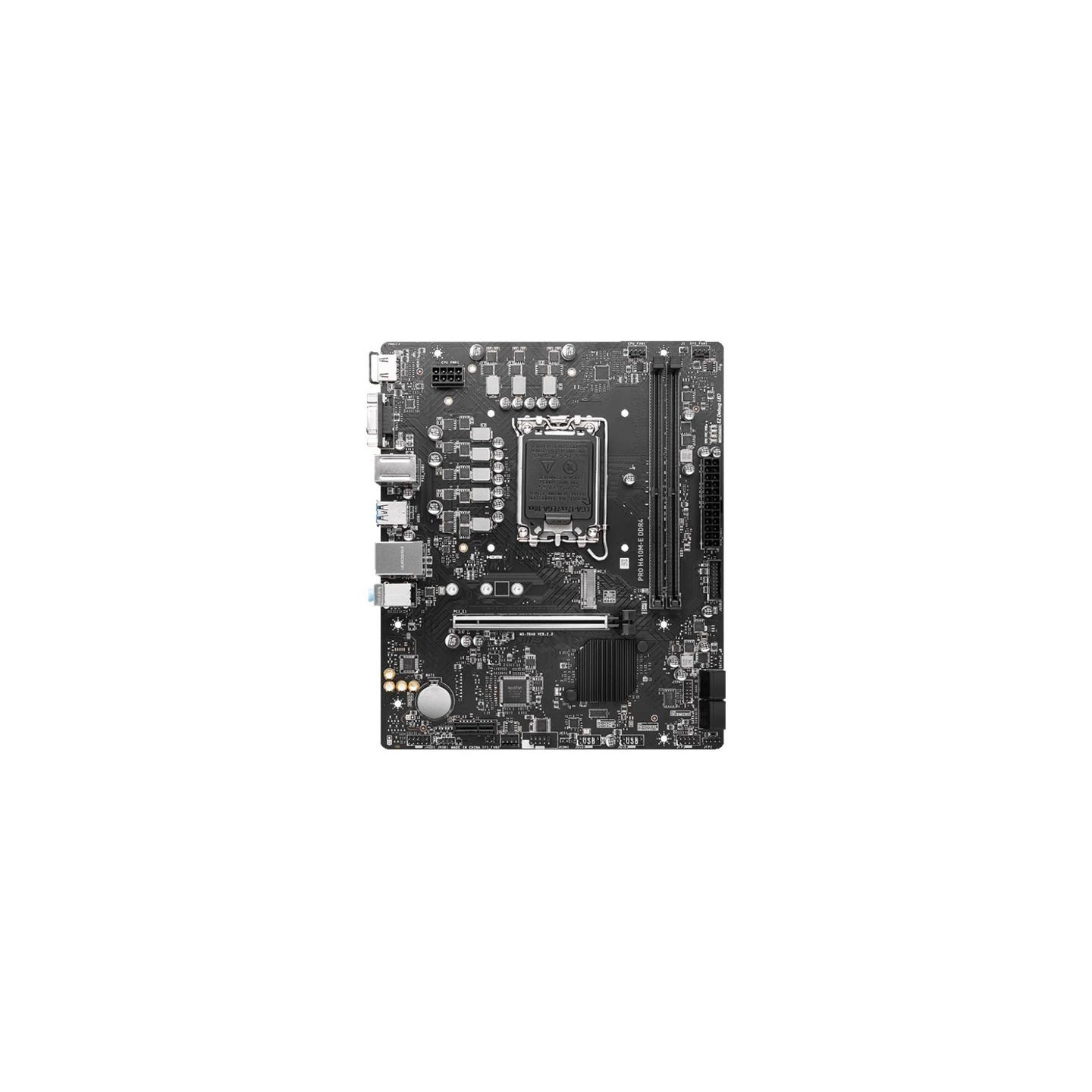 MSI PRO H610M-E DDR4 LGA 1700 DDR4 MB