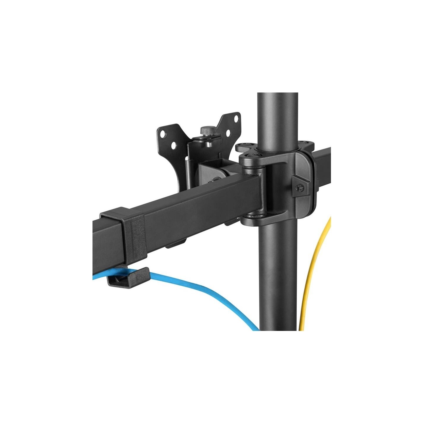 Neomounts NEWSTAR FLAT SCREEN DESK MOUNT (CLAMP/GROMMET) 10-27" BLACK