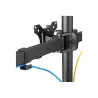 Neomounts NEWSTAR FLAT SCREEN DESK MOUNT (CLAMP/GROMMET) 10-27" BLACK