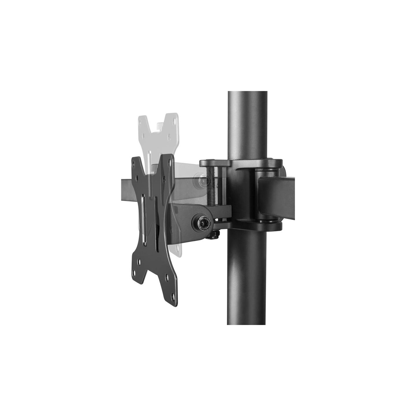Neomounts NEWSTAR FLAT SCREEN DESK MOUNT (CLAMP/GROMMET) 10-27" BLACK
