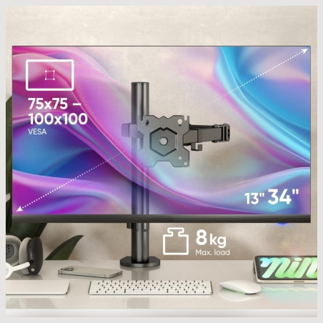 Onkron MONITOR ACC DESK MOUNT/13-34" BLACK D121E-B ONKRON