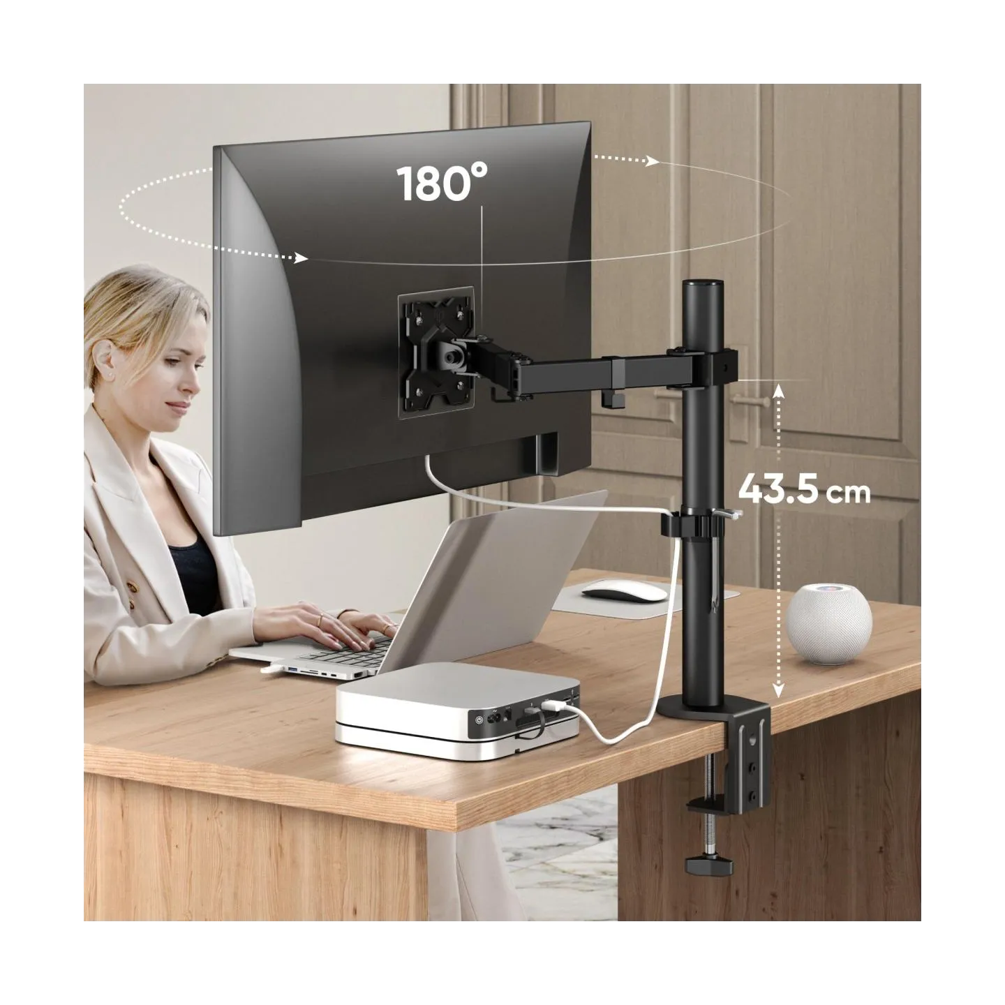 Onkron MONITOR ACC DESK MOUNT/13-34" BLACK D121E-B ONKRON