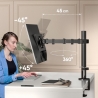Onkron MONITOR ACC DESK MOUNT/13-34" BLACK D121E-B ONKRON