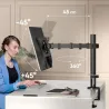 Onkron MONITOR ACC DESK MOUNT/13-34" BLACK D121E-B ONKRON