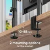 Onkron MONITOR ACC DESK MOUNT/13-34" BLACK D121E-B ONKRON