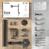 Onkron MONITOR ACC DESK MOUNT/13-34" BLACK D121E-B ONKRON