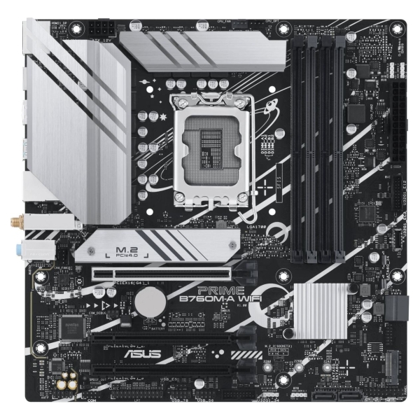 Asus | PRIME B760M-A WIFI | Processor family Intel | Processor socket LGA1700 | DDR5 | Supported hard disk drive interfaces M.2,
