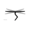 Neomounts SCREEN DESK MOUNT FOR TWO SCREENS, BLACK (CLAMP+GROMMET)