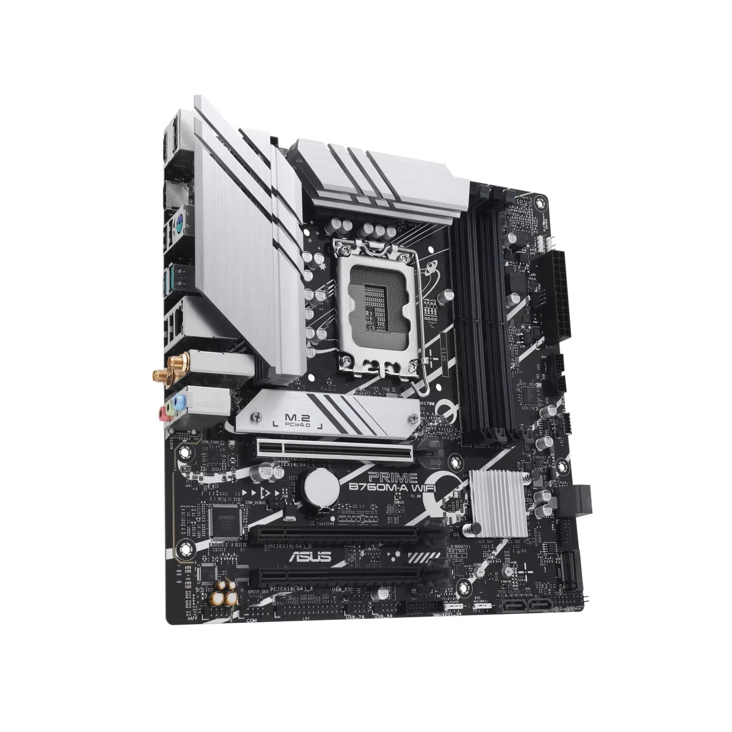 Asus | PRIME B760M-A WIFI | Processor family Intel | Processor socket LGA1700 | DDR5 | Supported hard disk drive interfaces M.2,