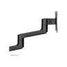 Neomounts SCREEN DESK MOUNT FOR TWO SCREENS, BLACK (CLAMP+GROMMET)