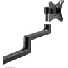Neomounts SCREEN DESK MOUNT FOR TWO SCREENS, BLACK (CLAMP+GROMMET)