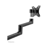 Neomounts SCREEN DESK MOUNT FOR TWO SCREENS, BLACK (CLAMP+GROMMET)