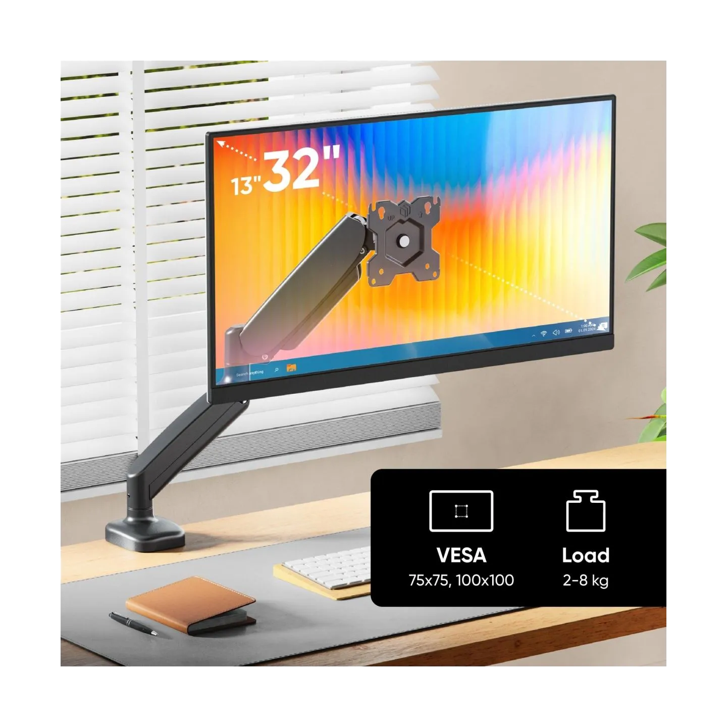 Onkron MONITOR ACC DESK MOUNT/13-32" BLACK G50-B ONKRON