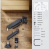 Onkron MONITOR ACC DESK MOUNT/13-32" BLACK G50-B ONKRON