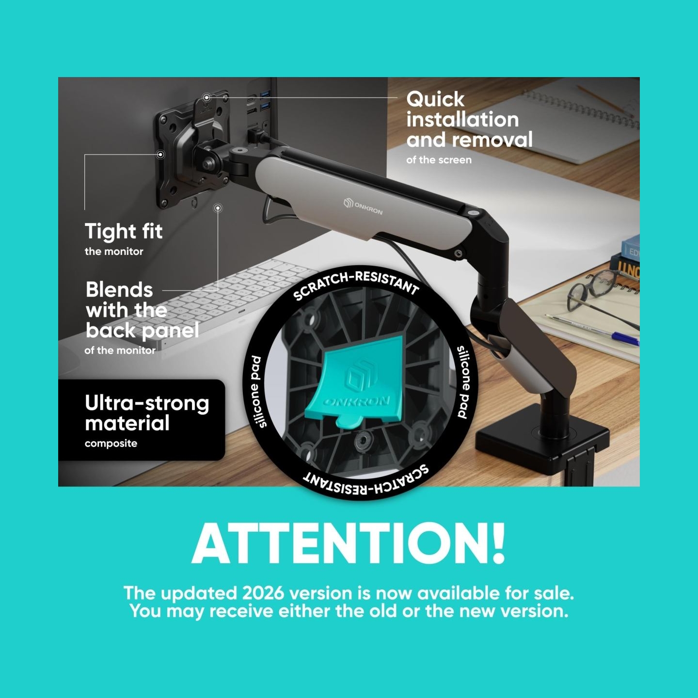 Onkron MONITOR ACC DESK MOUNT/13-32" BLACK G50-B ONKRON