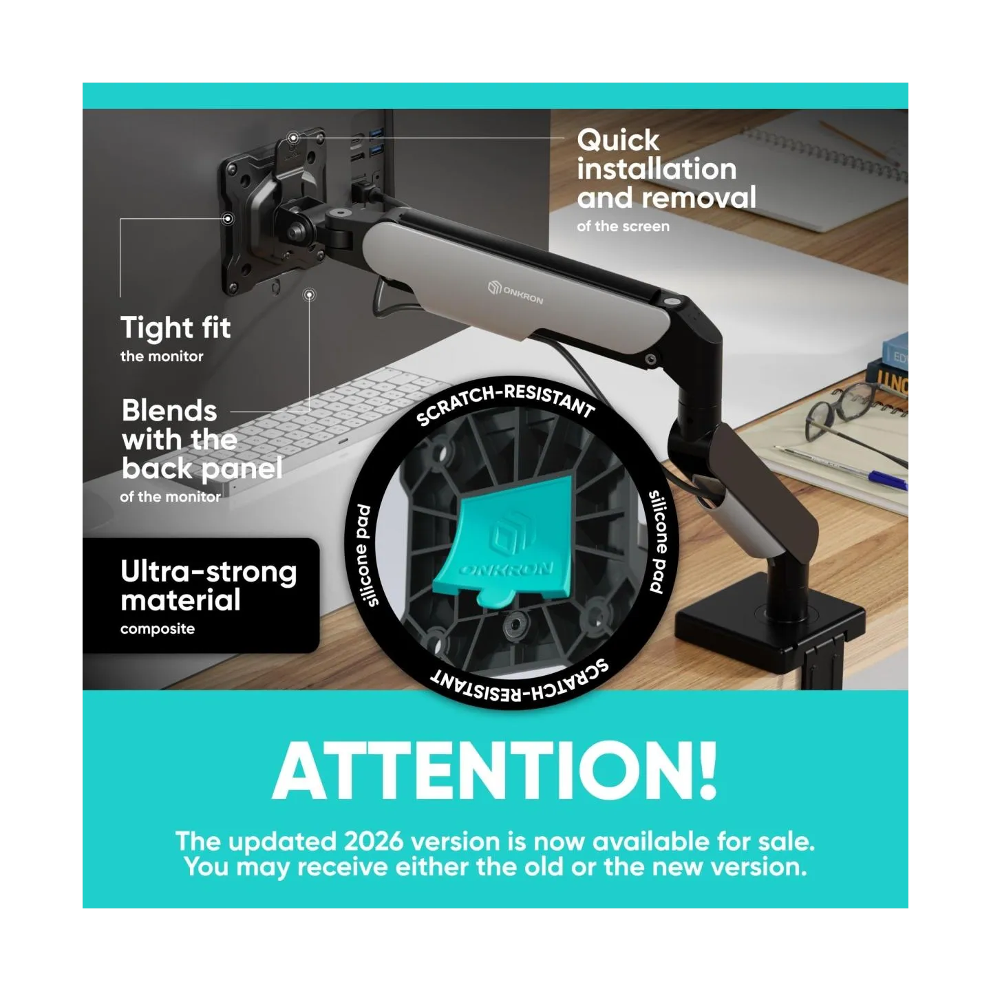 Onkron MONITOR ACC DESK MOUNT/13-32" BLACK G50-B ONKRON
