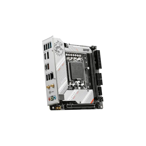 MSI | MPG B760I EDGE WIFI | Processor family Intel | Processor socket  LGA1700 | DDR5 DIMM | Memory slots 2 | Supported hard dis