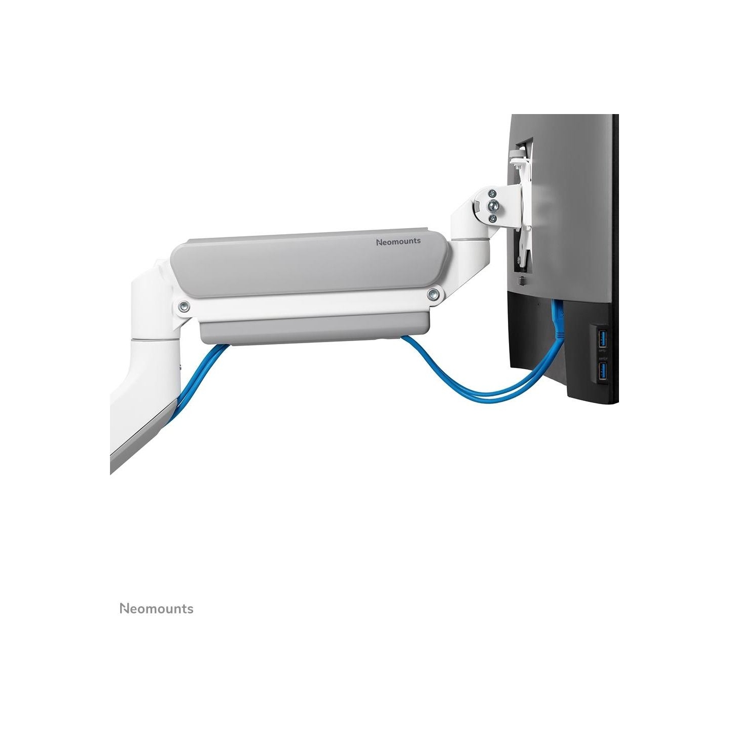 Neomounts BY NEWSTAR DS70-450WH1 FULL MOTION MONITOR DESK MOUNT FOR 17-42" SCREENS - WHITE