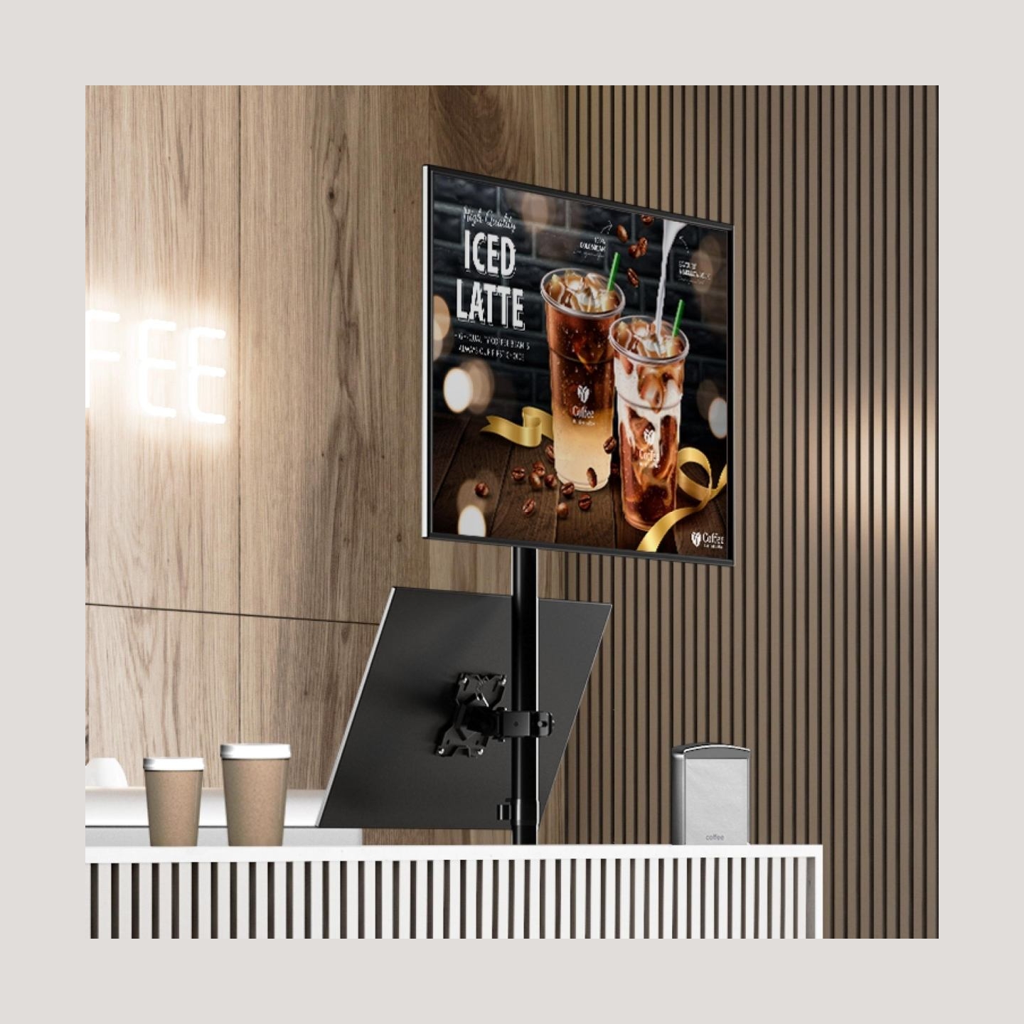Onkron MONITOR ACC DESK MOUNT/13-34" BLACK D208E-B ONKRON