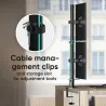Onkron MONITOR ACC DESK MOUNT/13-34" BLACK D208E-B ONKRON