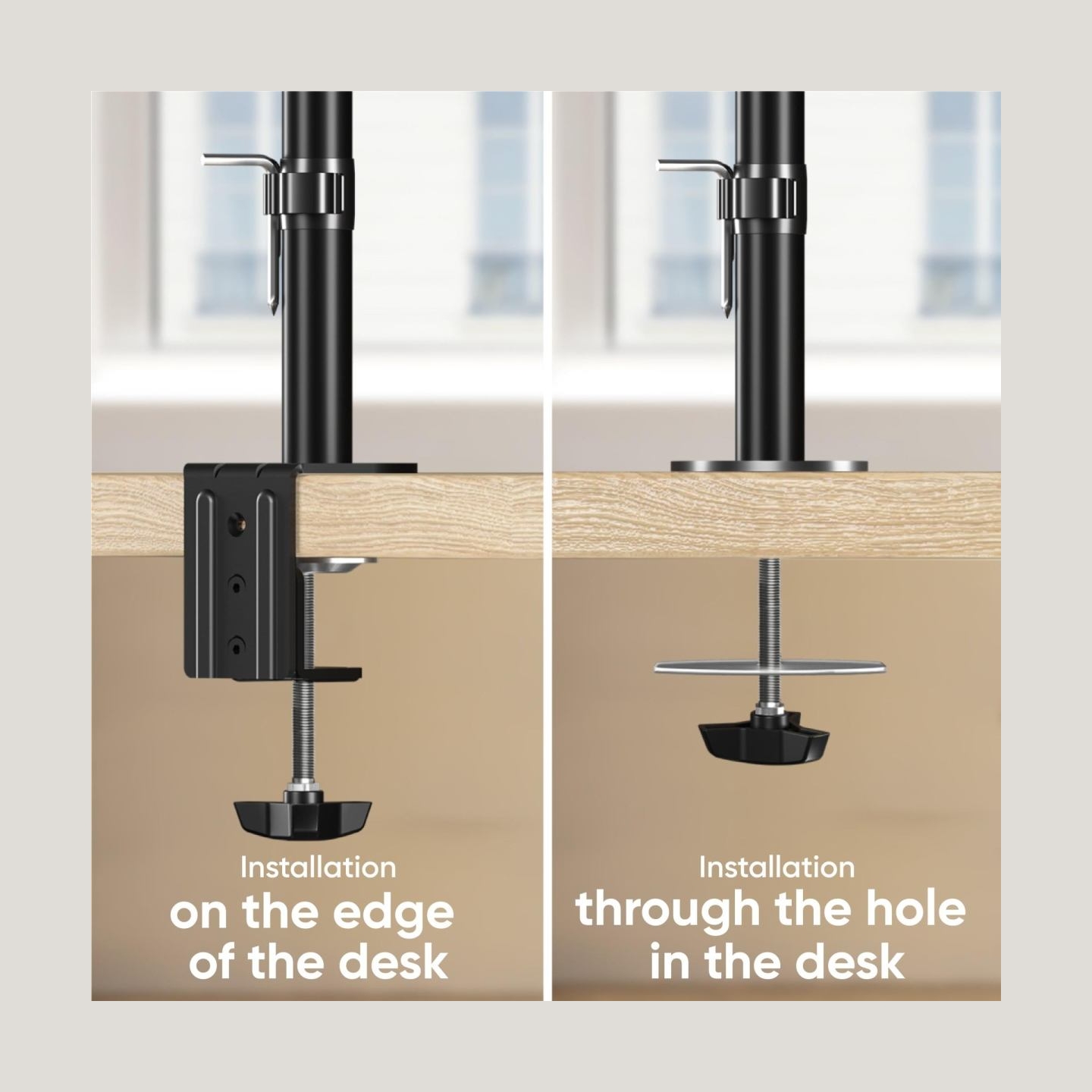 Onkron MONITOR ACC DESK MOUNT/13-34" BLACK D208E-B ONKRON