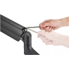 Neomounts DESK MOUNT 1 ULTRA WIDE CURVED SCREEN (TOPFIX CLAMP &GROMMET)