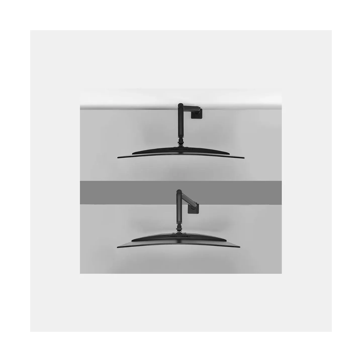 Neomounts DESK MOUNT 1 ULTRA WIDE CURVED SCREEN (TOPFIX CLAMP &GROMMET)