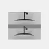 Neomounts DESK MOUNT 1 ULTRA WIDE CURVED SCREEN (TOPFIX CLAMP &GROMMET)