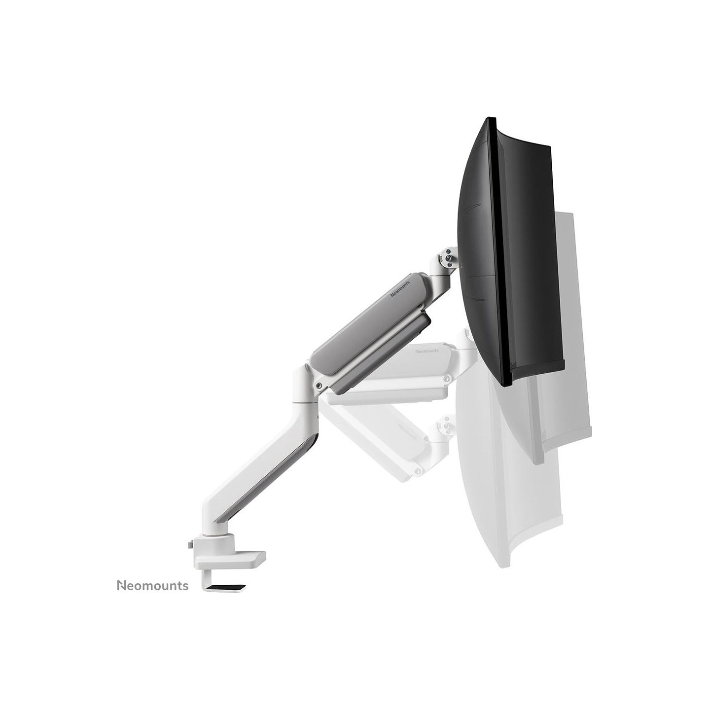 Neomounts BY NEWSTAR DESK MOUNT 1ULTRA WIDE CURVED SCREEN (TOPFIX CLAMP &GROMMET)