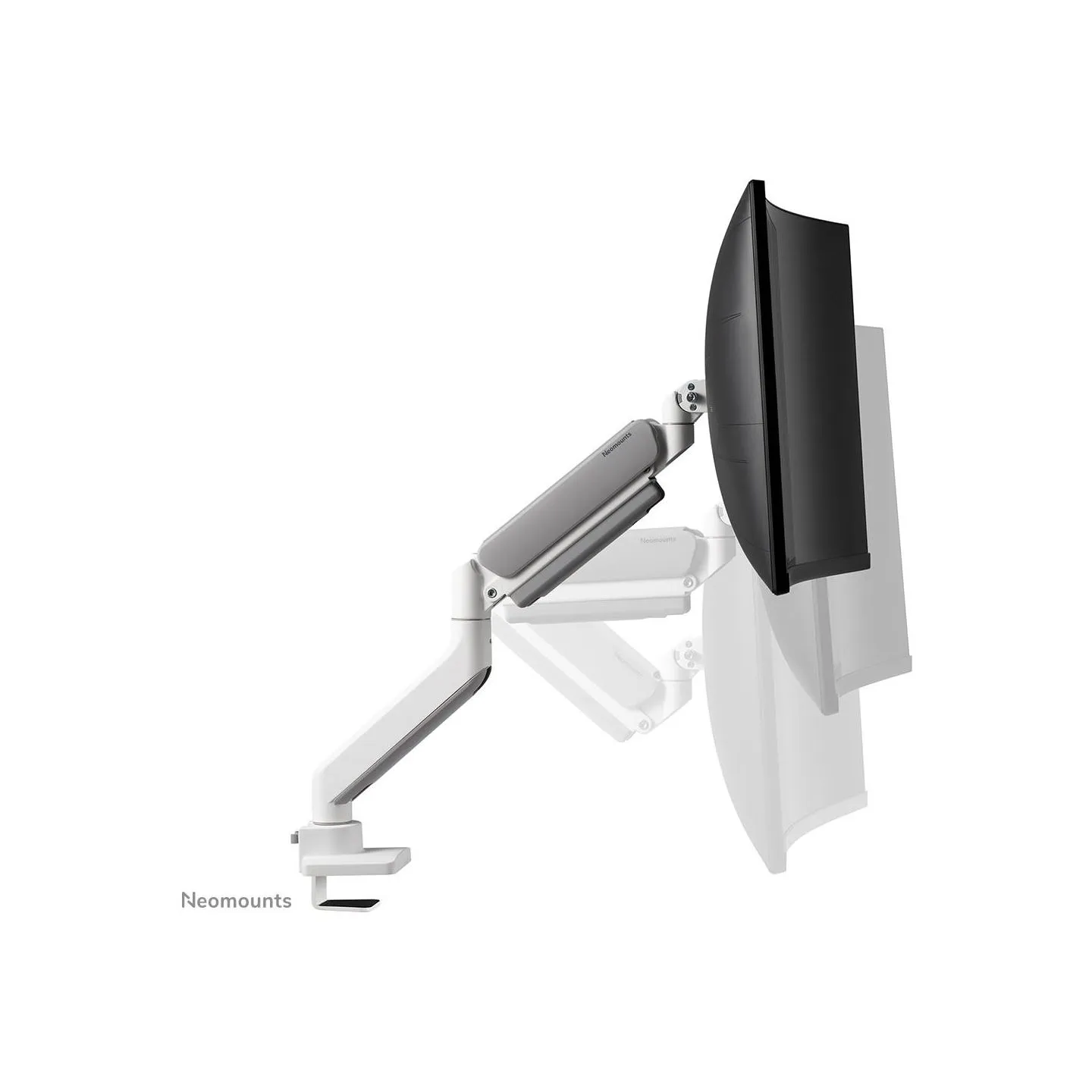 Neomounts BY NEWSTAR DESK MOUNT 1ULTRA WIDE CURVED SCREEN (TOPFIX CLAMP &GROMMET)