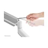 Neomounts BY NEWSTAR DESK MOUNT 1ULTRA WIDE CURVED SCREEN (TOPFIX CLAMP &GROMMET)