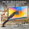 Onkron MONITOR ACC DESK MOUNT/13-32" BLACK G80-B ONKRON