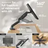 Onkron MONITOR ACC DESK MOUNT/13-32" BLACK G80-B ONKRON