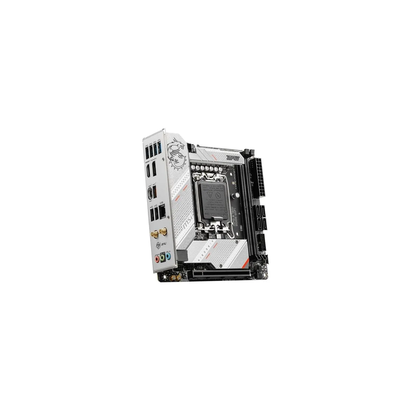 MSI | MPG B760I EDGE WIFI | Processor family Intel | Processor socket  LGA1700 | DDR5 DIMM | Memory slots 2 | Supported hard dis