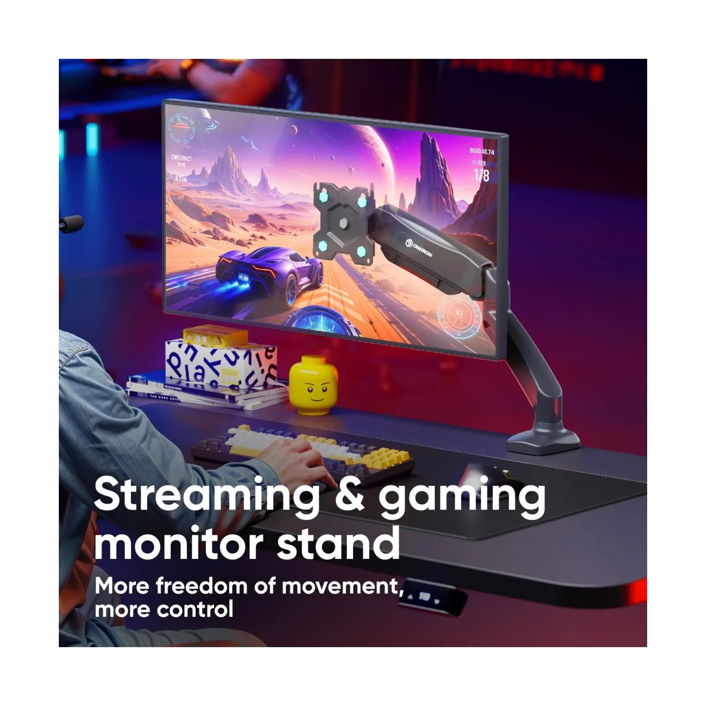 Onkron MONITOR ACC DESK MOUNT/13-32" BLACK G80-B ONKRON