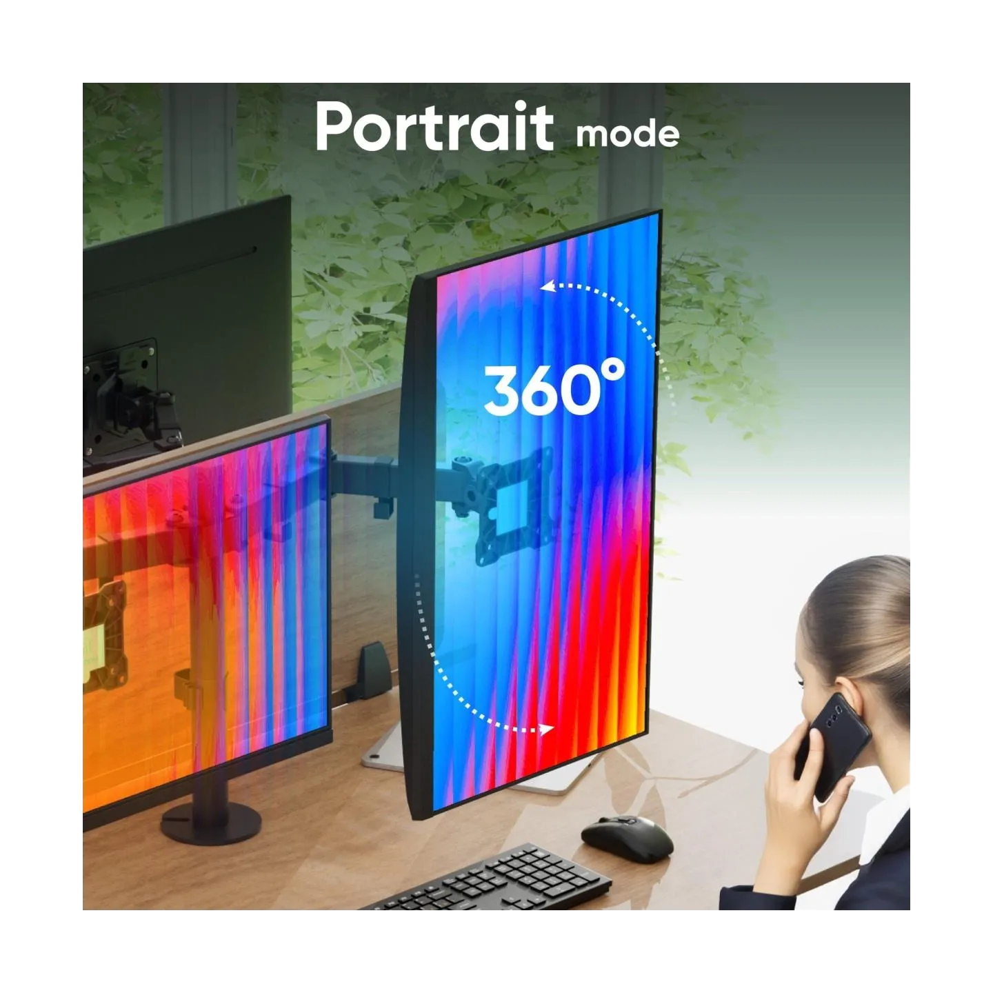 Onkron MONITOR ACC DESK MOUNT/13-32" BLACK D221E-B ONKRON