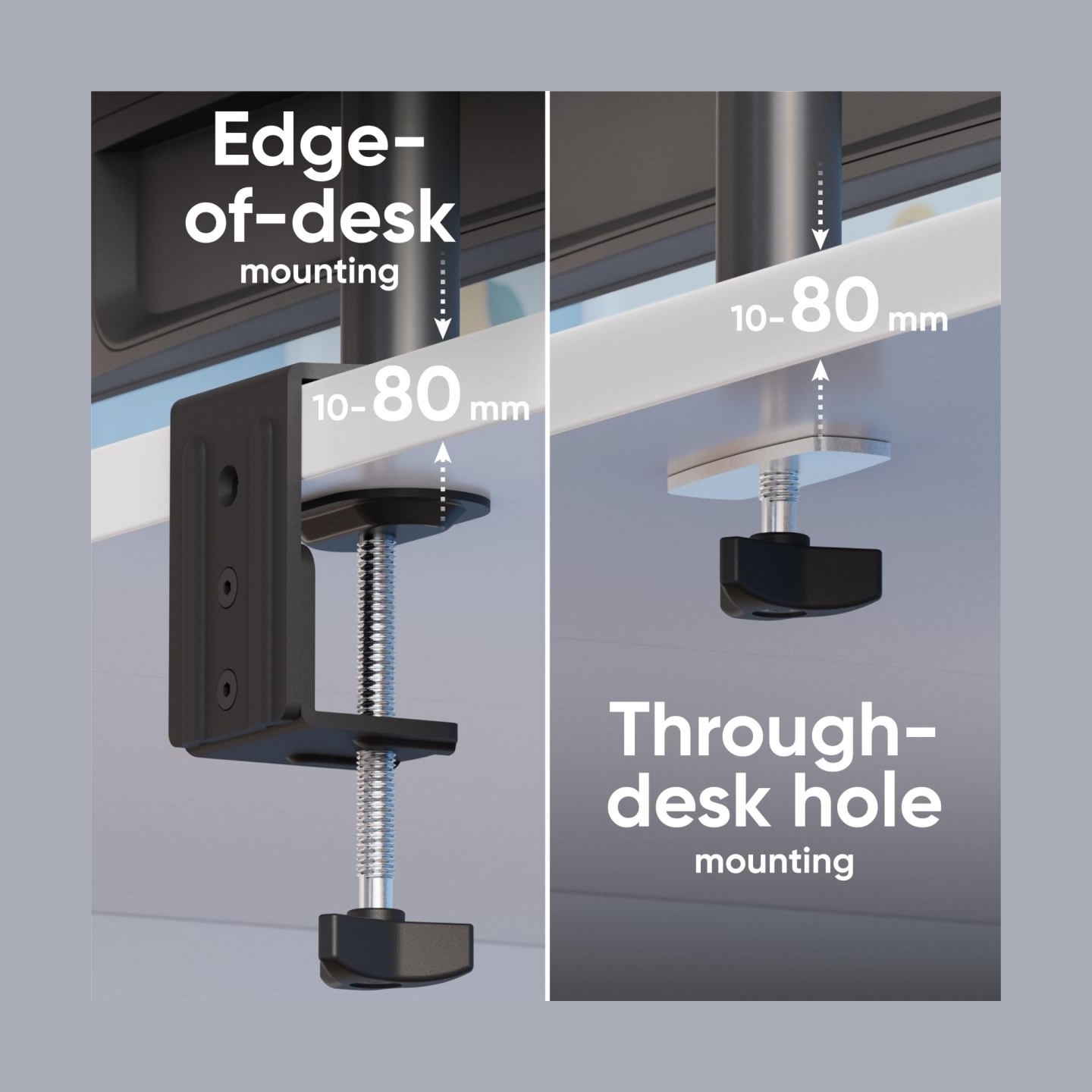 Onkron MONITOR ACC DESK MOUNT/13-32" BLACK D221E-B ONKRON