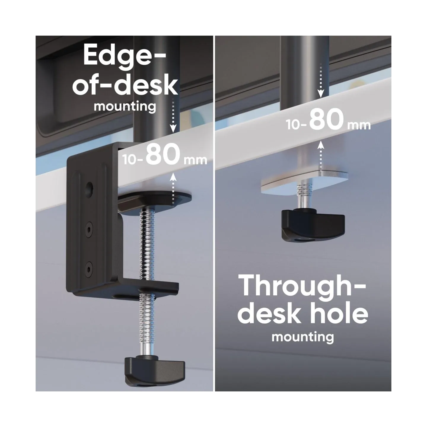 Onkron MONITOR ACC DESK MOUNT/13-32" BLACK D221E-B ONKRON
