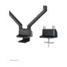 Neomounts BY NEWSTAR FLAT SCREEN DESK MOUNT (CLAMP / GROMMET) BLACK