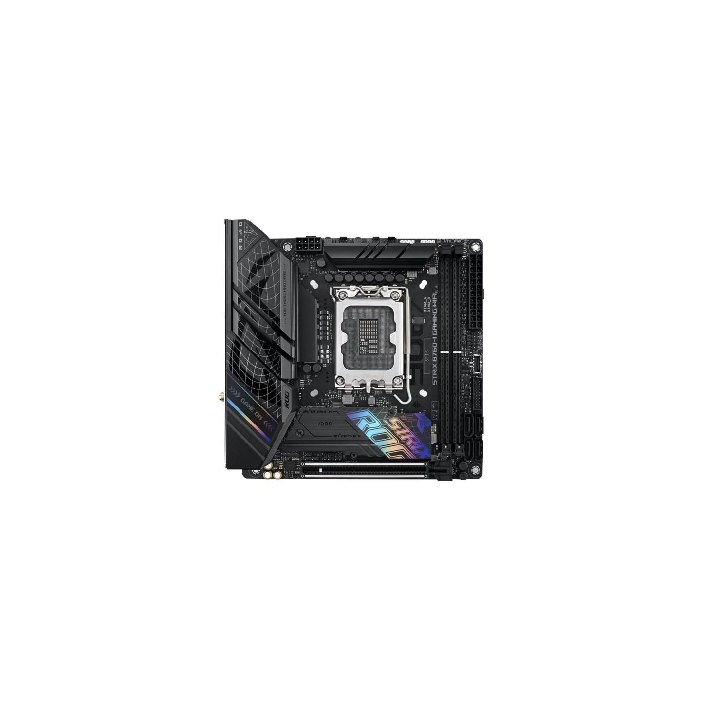 Asus | ROG STRIX B760-I GAMING WIFI | Processor family Intel | Processor socket LGA1700 | DDR5 SDRAM | Supported hard disk drive